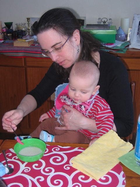 mmmm.... rice cereal.....