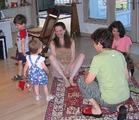 Nina, Debbie, Rachael, Lev, Becca & Ayla