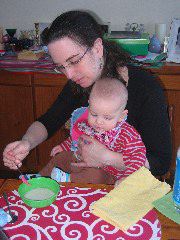 mmmm.... rice cereal.....