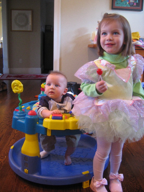 Queen Esther and pal, Purim 08